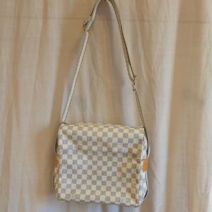 Louis Vuitton Damier Azure Naviglio Satchel Unisex